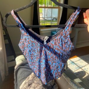 Lululemon Align Tank Top- Leopard Camo Blue Nile Multi